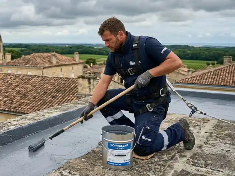 Pose de Gouttière en Zinc en Gironde