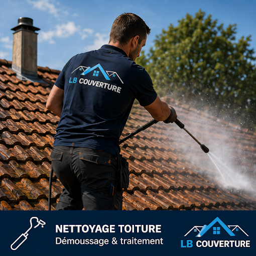Nettoyage et démoussage de toiture en Gironde